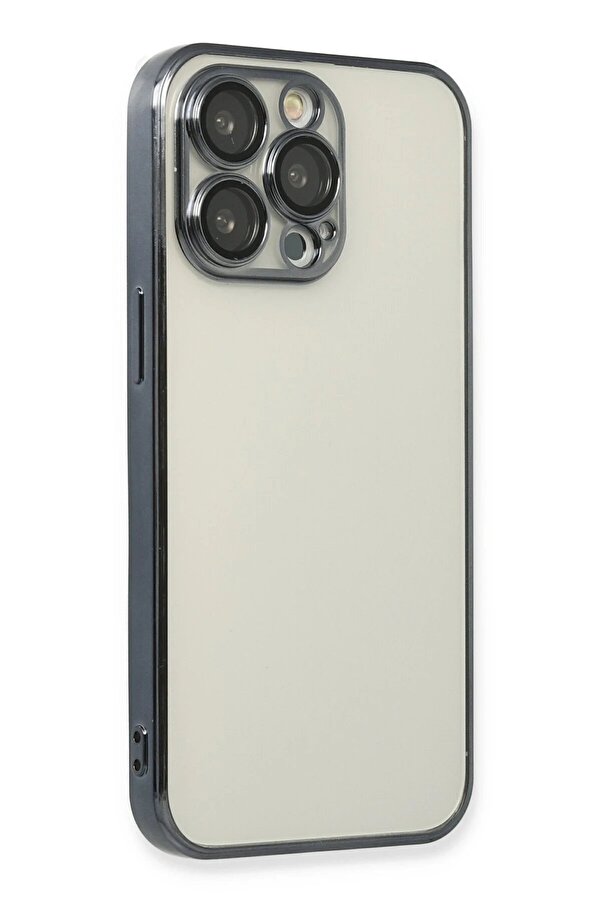 İphone 13 Pro Kılıf Lensli̇ Si̇li̇kon - Si̇yah - Dropx6071-7434