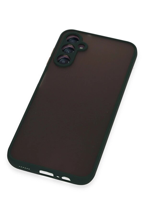Samsung Galaxy A14 4G Kılıf Montreal Si̇li̇kon Kapak - Yeşi̇l - Dropx1950-2985