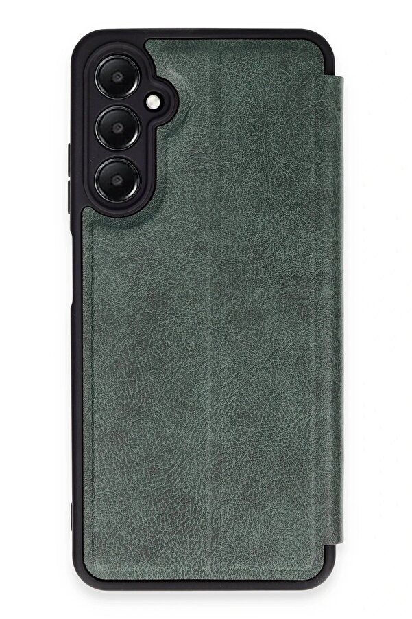 Samsung Galaxy A05S Kılıf Fli̇p Cover - Koyu Yeşi̇l - Dropx4928-5622