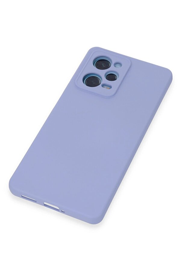 Xi̇aomi̇ Redmi̇ Note 12 Pro 5G Kılıf Nano İçi̇ Kadi̇fe Si̇li̇kon - Li̇la - Dropx6572-7677