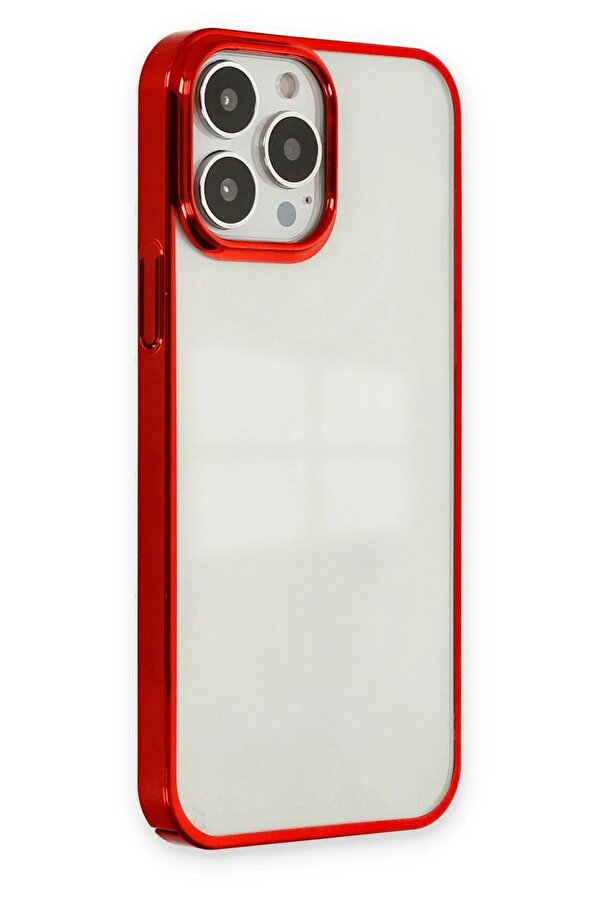 İphone 13 Pro Max Kılıf Element Si̇li̇kon - Kırmızı - Dropx8724-3949
