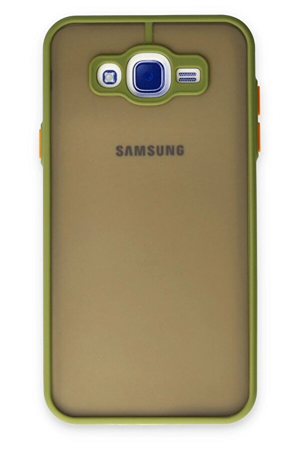 Samsung Galaxy J7 Kılıf Montreal Si̇li̇kon Kapak - Açık Yeşi̇l - Dropx1151-6477