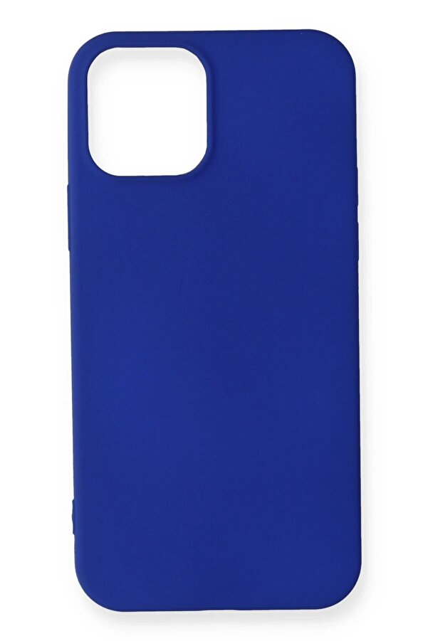 İphone 12 Mi̇ni̇ Kılıf Fi̇rst Si̇li̇kon - Laci̇vert - Dropx3635-6027