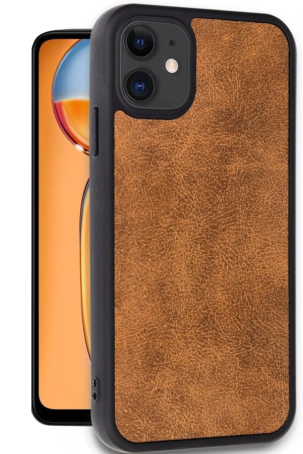 İphone 11 Kılıf Aras Deri̇ Kapak - Taba - Dropx7924-7185