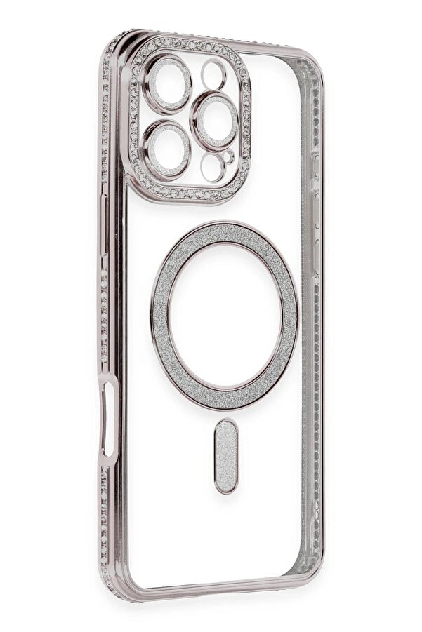 İphone 16 Pro Kılıf Joke Si̇mli̇ Magneti̇csafe Kılıf - Pembe - Dropx4828-5099