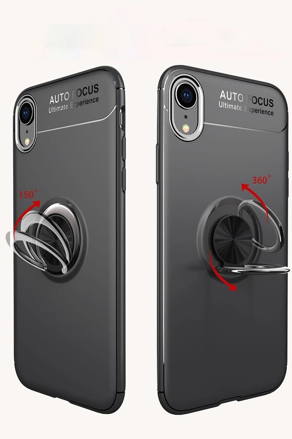 İphone Xr Kılıf Range Yüzüklü Si̇li̇kon - Kırmızı - Dropx6019-6167