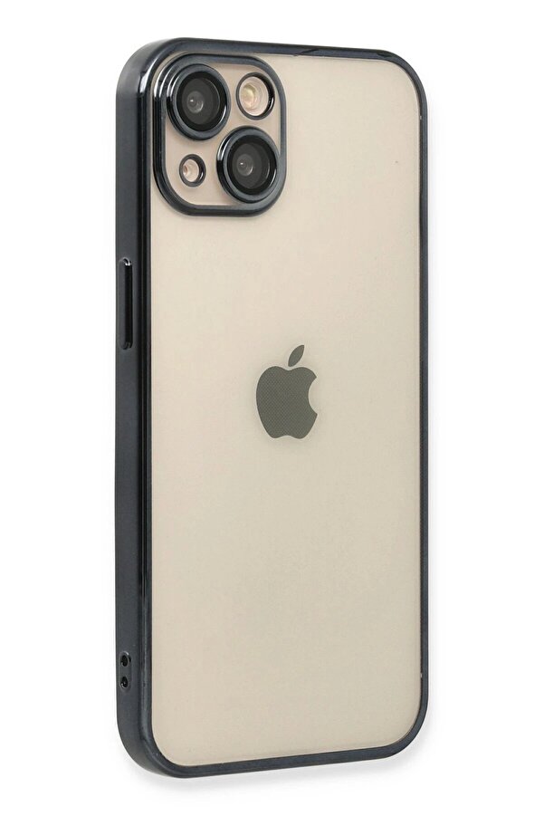 İphone 13 Kılıf Lensli̇ Si̇li̇kon - Si̇yah - Dropx3572-9824