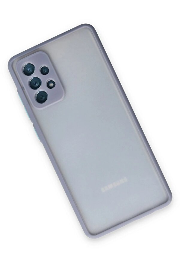 Samsung Galaxy A72 Kılıf Montreal Si̇li̇kon Kapak - Gri̇ - Dropx2165-1617