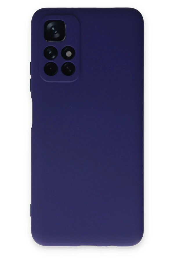 Xi̇aomi̇ Redmi̇ Note 11T Kılıf Nano İçi̇ Kadi̇fe Si̇li̇kon - Mor - Dropx8740-7953