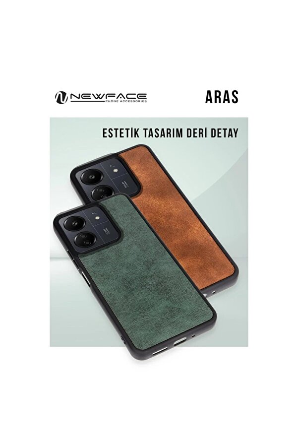 İphone 16 Plus Kılıf Aras Deri̇ Kapak - Taba - Dropx4601-4308