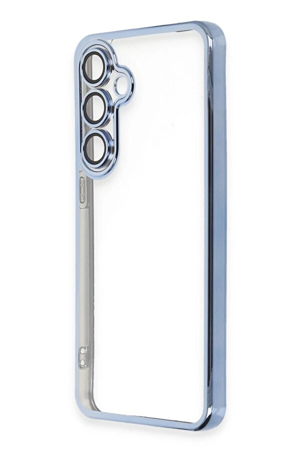 Samsung Galaxy S24 Fe Kılıf Lensli̇ Si̇li̇kon - Laci̇vert - Dropx8265-2897
