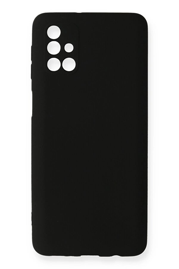 Samsung Galaxy M31S Kılıf Fi̇rst Si̇li̇kon - Si̇yah - Dropx9082-7670