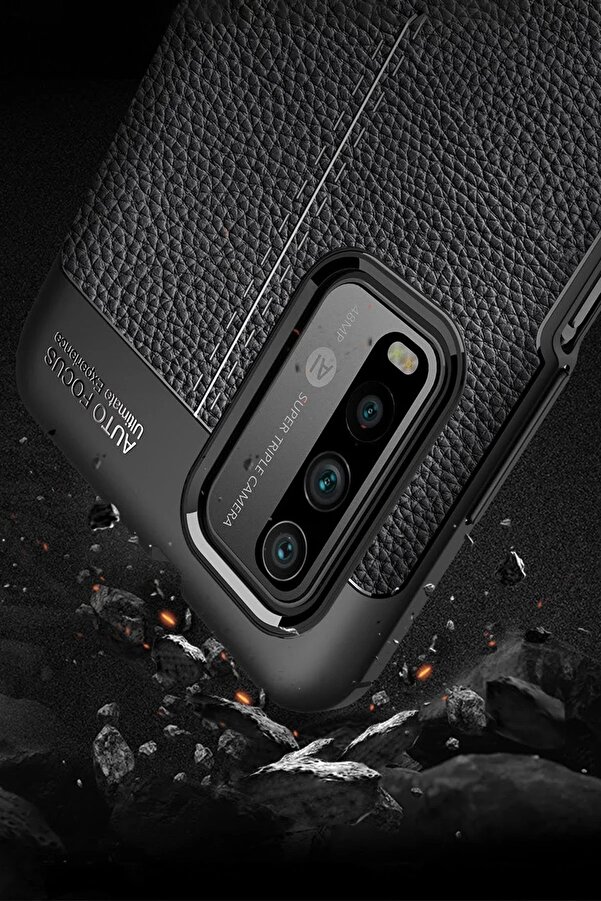 Xi̇aomi̇ Redmi̇ 9T Kılıf Auto Focus Kapak - Laci̇vert - Dropx2180-9297