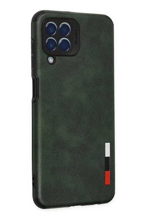 Samsung Galaxy M33 Kılıf Loop Deri̇ Si̇li̇kon - Yeşi̇l - Dropx9691-9009