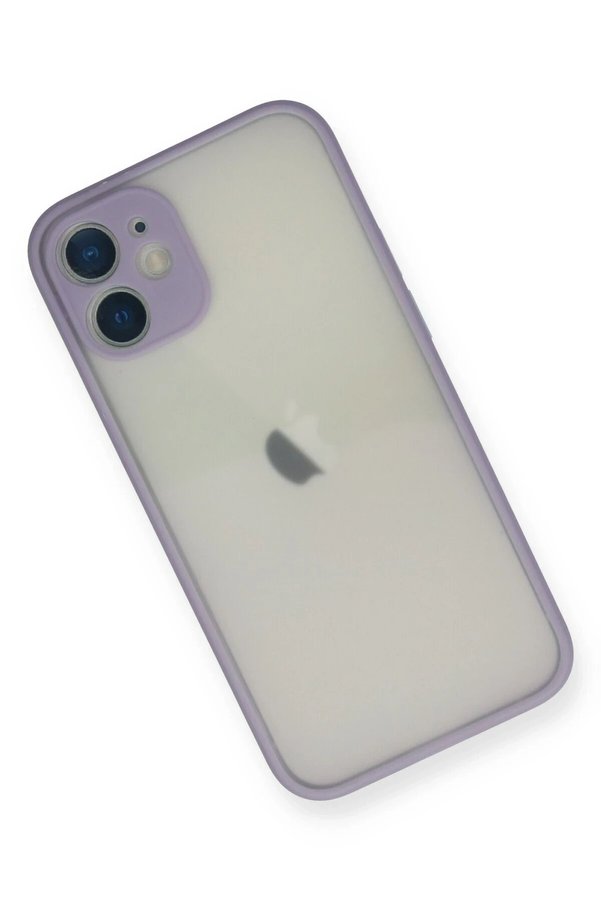İphone 11 Pro Max Kılıf Montreal Si̇li̇kon Kapak - Mor - Dropx1946-3567