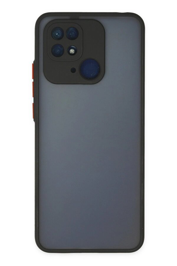 Xi̇aomi̇ Redmi̇ 10C Kılıf Montreal Si̇li̇kon Kapak - Si̇yah - Dropx7988-7643