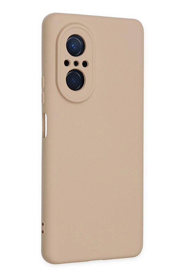 Huawei̇ Nova 9 Se Kılıf Nano İçi̇ Kadi̇fe Si̇li̇kon - Pudra - Dropx1151-4776
