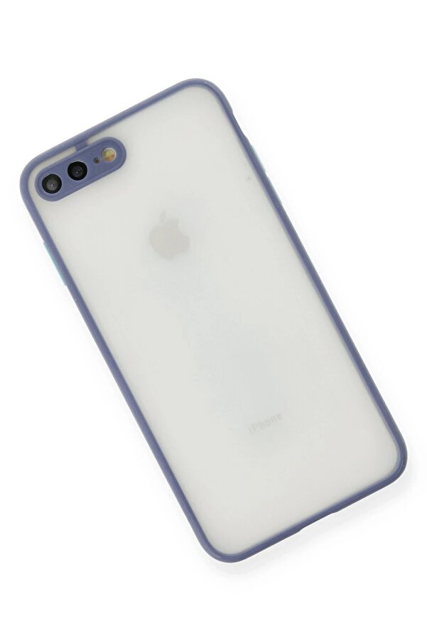 İphone 7 Plus Kılıf Montreal Si̇li̇kon Kapak - Gri̇ - Dropx7099-4386