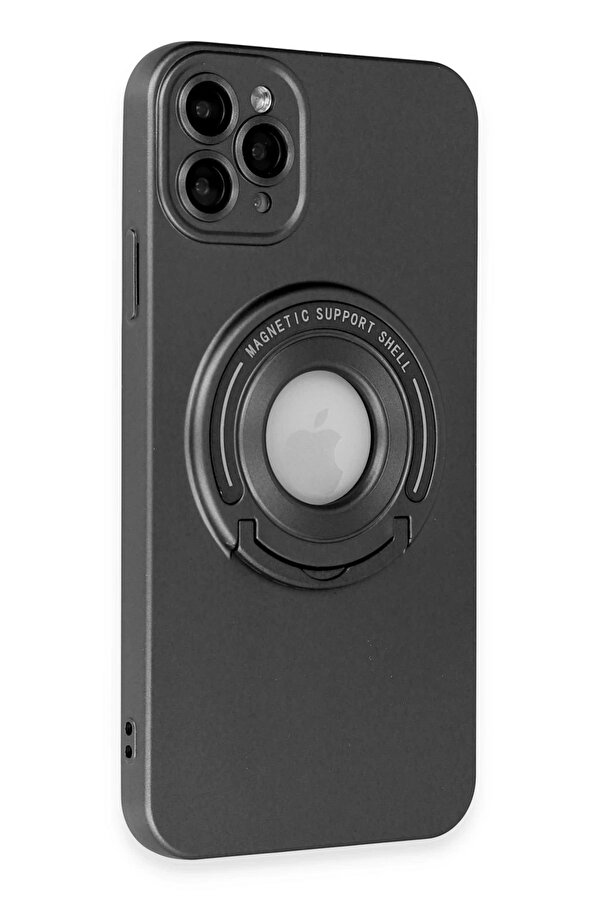 İphone 12 Pro Kılıf Lukka Magneti̇csafe Kapak - Si̇yah - Dropx5528-5456