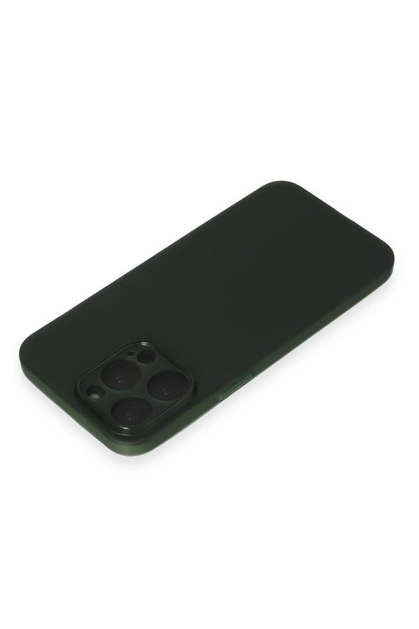 İphone 15 Pro Kılıf Si̇li̇kon - Yeşi̇l - Dropx2460-8402