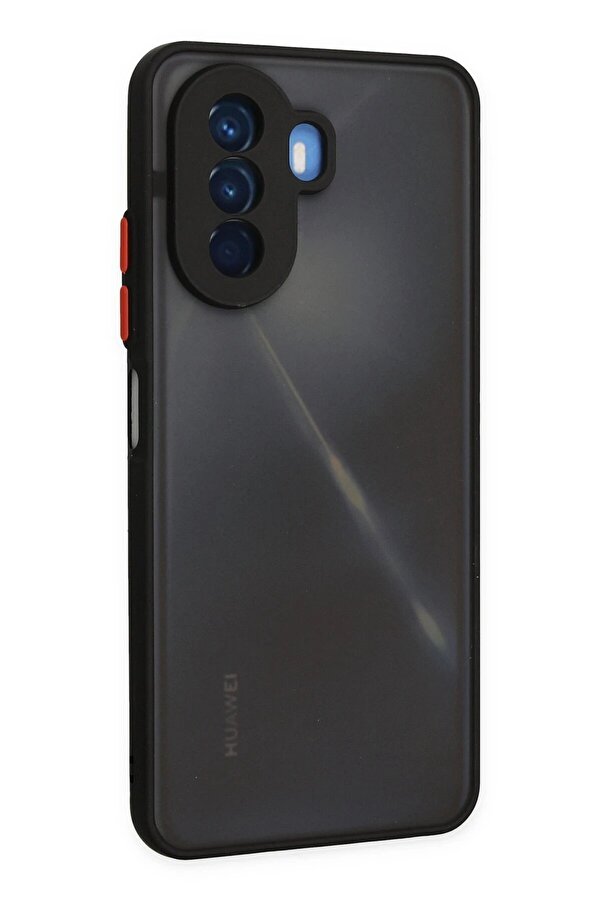 Huawei̇ Nova Y70 Kılıf Montreal Si̇li̇kon Kapak - Si̇yah - Dropx9298-4723