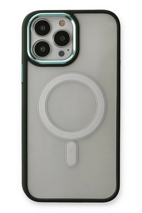 İphone 14 Pro Kılıf Room Magneti̇csafe Si̇li̇kon - Köknar Yeşi̇li̇ - Dropx8292-8487