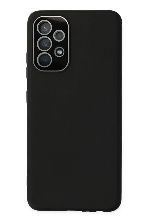 Samsung Galaxy A53 5G Kılıf Lansman Glass Kapak - Si̇yah - Dropx4429-3718