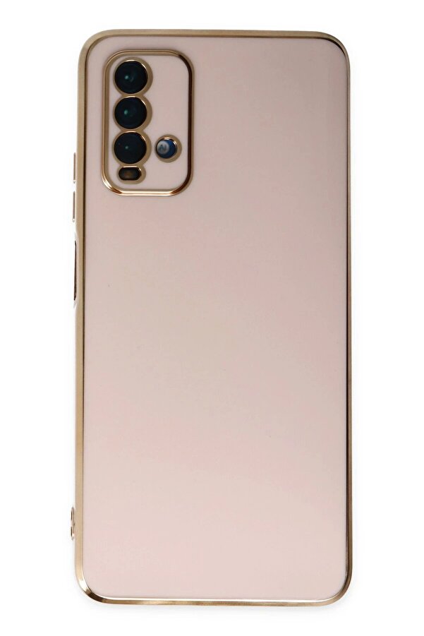 Xi̇aomi̇ Redmi̇ 9T Kılıf Volet Si̇li̇kon - Pembe - Dropx5926-8407