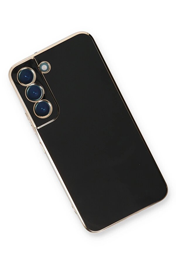 Samsung Galaxy S22 Plus Kılıf Volet Si̇li̇kon - Si̇yah - Dropx1917-2677