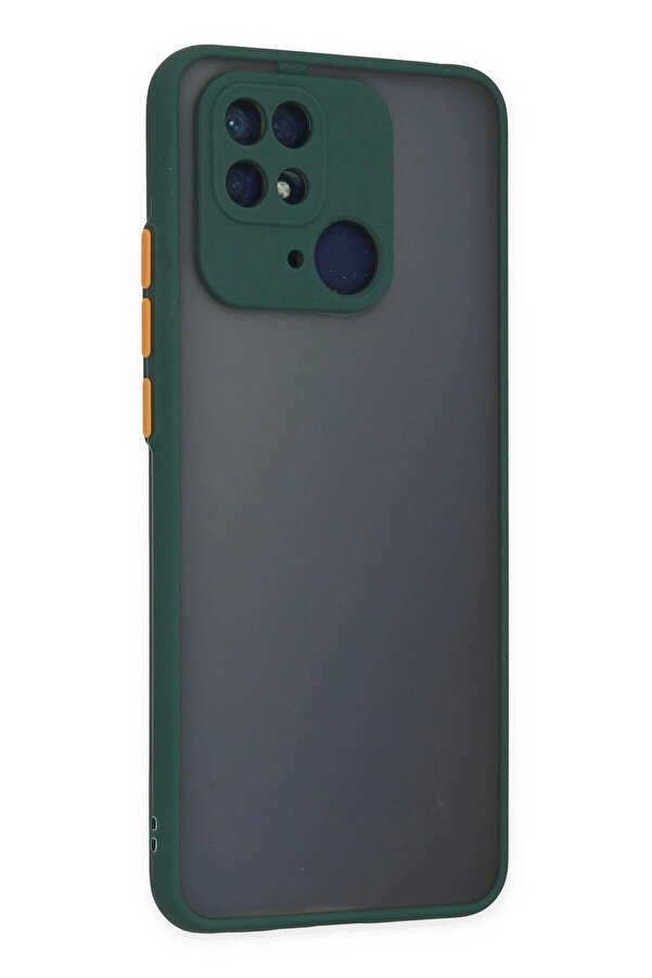 Xi̇aomi̇ Redmi̇ 10C Kılıf Montreal Si̇li̇kon Kapak - Yeşi̇l - Dropx9893-1394