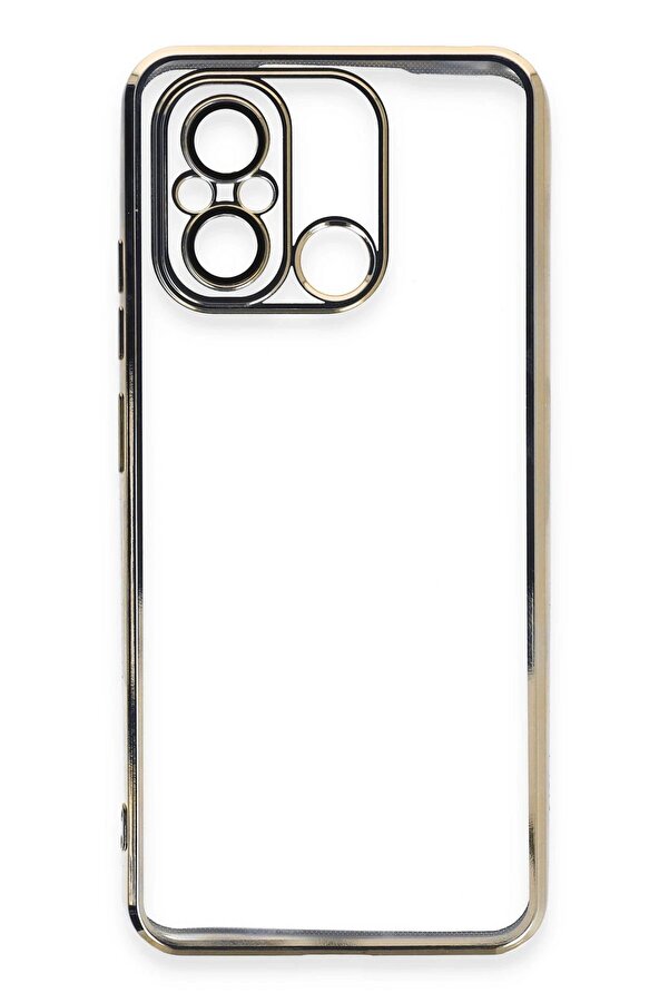 Xi̇aomi̇ Redmi̇ 12C Kılıf Lensli̇ Si̇li̇kon - Gold - Dropx5072-7150