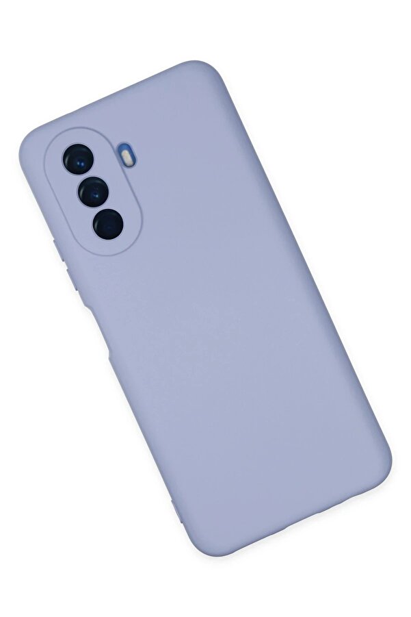 Huawei̇ Nova Y70 Kılıf Nano İçi̇ Kadi̇fe Si̇li̇kon - Li̇la - Dropx3035-3929