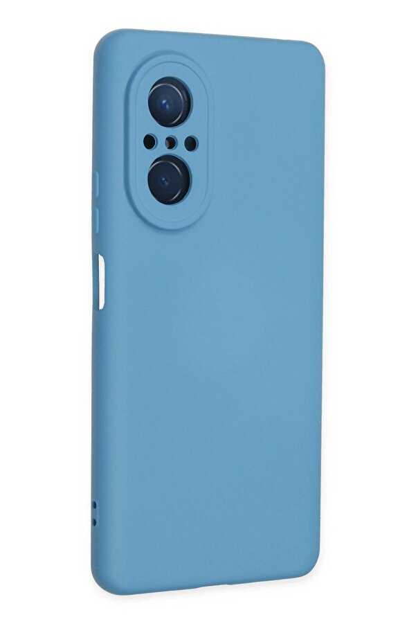 Huawei̇ Nova 9 Se Kılıf Nano İçi̇ Kadi̇fe Si̇li̇kon - Mavi̇ - Dropx5145-5596