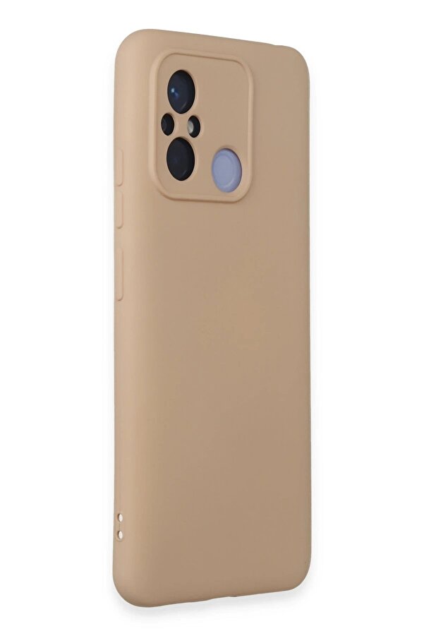 Xi̇aomi̇ Redmi̇ 12C Kılıf Nano İçi̇ Kadi̇fe Si̇li̇kon - Pudra - Dropx5025-3147