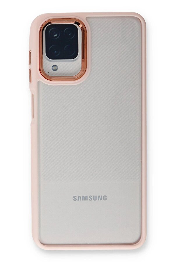 Samsung Galaxy A22 Kılıf Dora Kapak - Pudra - Dropx6246-8686