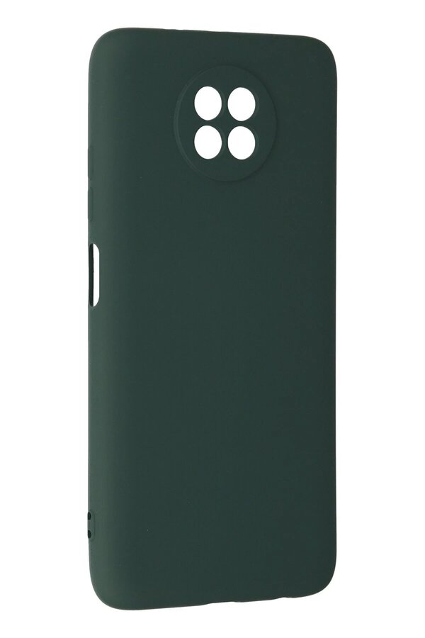 Xi̇aomi̇ Redmi̇ Note 9 5G Kılıf Nano İçi̇ Kadi̇fe Si̇li̇kon - Koyu Yeşi̇l - Dropx1321-8070