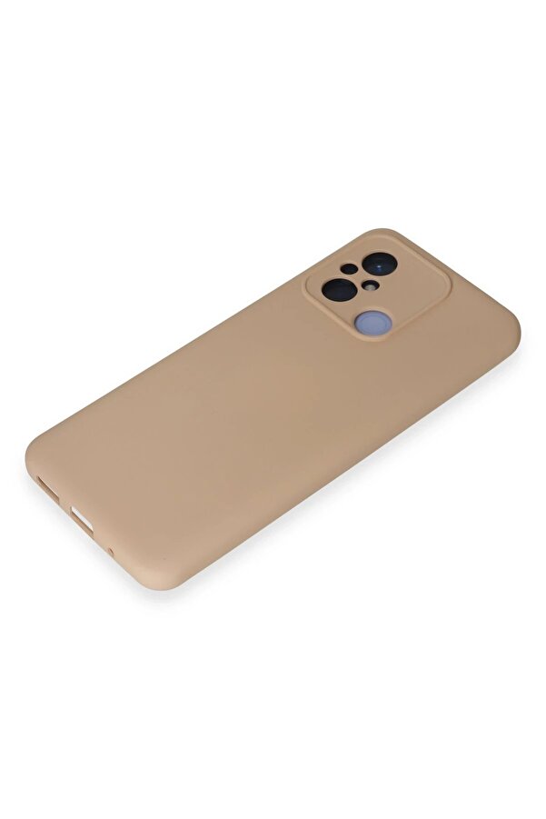 Xi̇aomi̇ Redmi̇ 12C Kılıf Nano İçi̇ Kadi̇fe Si̇li̇kon - Pudra - Dropx5025-3147