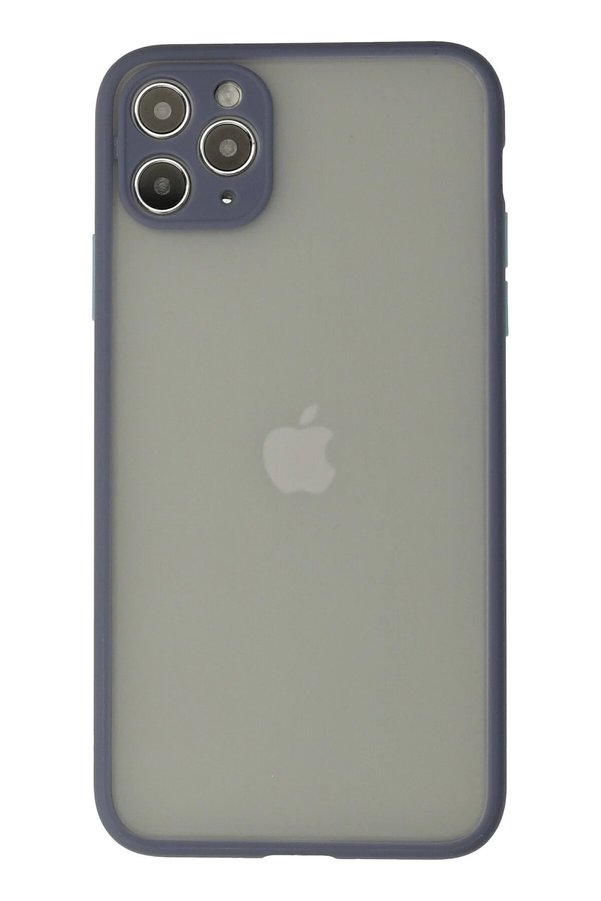 CepteToptan iPhone 12 Pro Kılıf Montreal Silikon Kapak - Gri - DROPX4632-6263