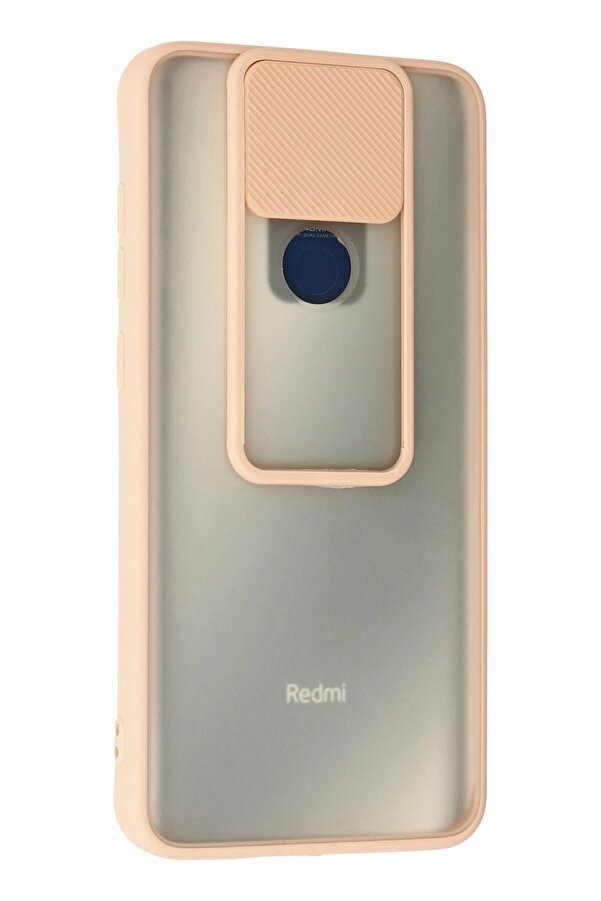 Xi̇aomi̇ Redmi̇ Note 9 Kılıf Palm Buzlu Kamera Sürgülü Si̇li̇kon - Pembe - Dropx9551-4830