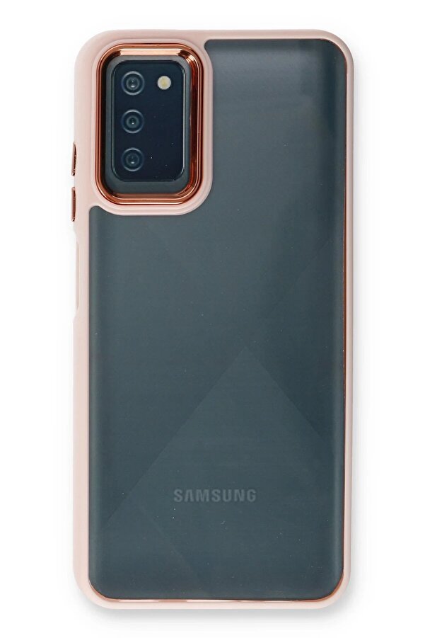 Samsung Galaxy A03S Kılıf Dora Kapak - Pudra - Dropx9881-4574