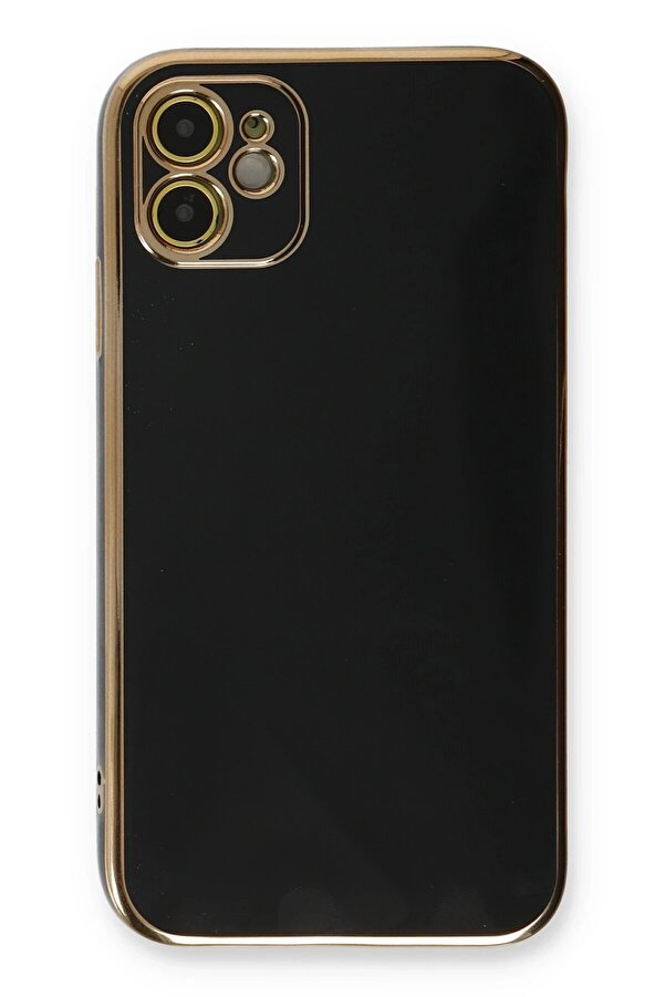 İphone 11 Kılıf Volet Si̇li̇kon - Si̇yah - Dropx9247-6785