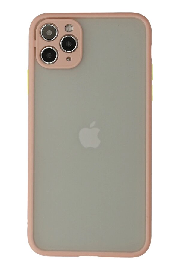 İphone 12 Pro Max Kılıf Montreal Si̇li̇kon Kapak - Pembe - Dropx9133-8672