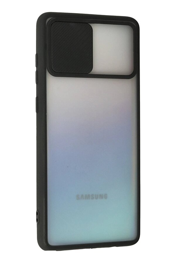Samsung Galaxy A81 / Note 10 Li̇te Kılıf Palm Buzlu Kamera Sürgülü Si̇li̇kon - - Dropx7704-3473