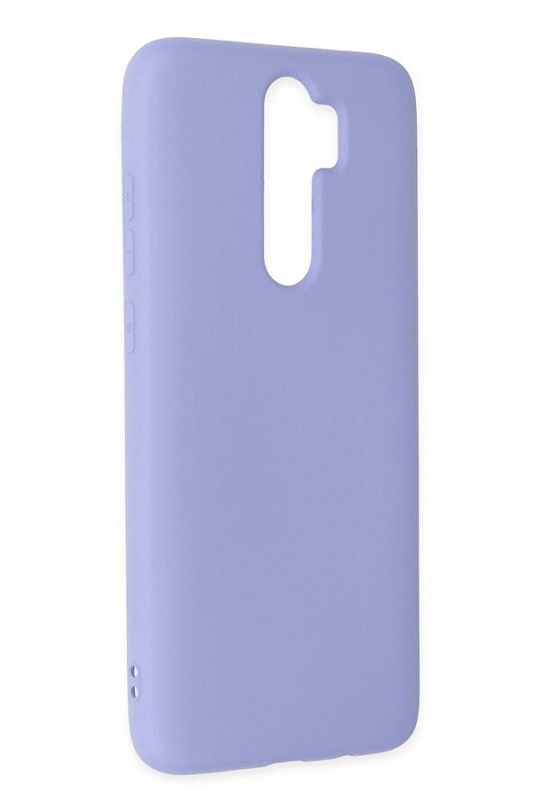 Xi̇aomi̇ Redmi̇ Note 8 Pro Kılıf Nano İçi̇ Kadi̇fe Si̇li̇kon - Li̇la - Dropx3143-2456
