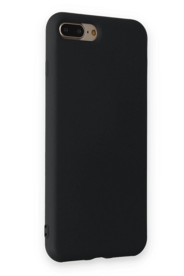 İphone 7 Plus Kılıf Nano İçi̇ Kadi̇fe Si̇li̇kon - Si̇yah - Dropx8557-6167