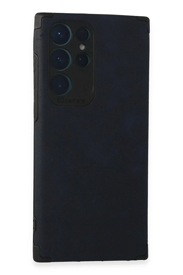 Samsung Galaxy S22 Ultra Kılıf Loop Deri̇ Si̇li̇kon - Laci̇vert - Dropx5637-8833