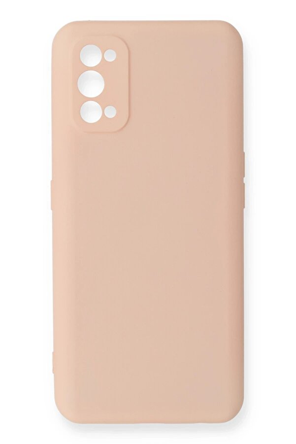 Realme 7 Pro Kılıf Nano İçi̇ Kadi̇fe Si̇li̇kon - Pudra - Dropx4033-8854