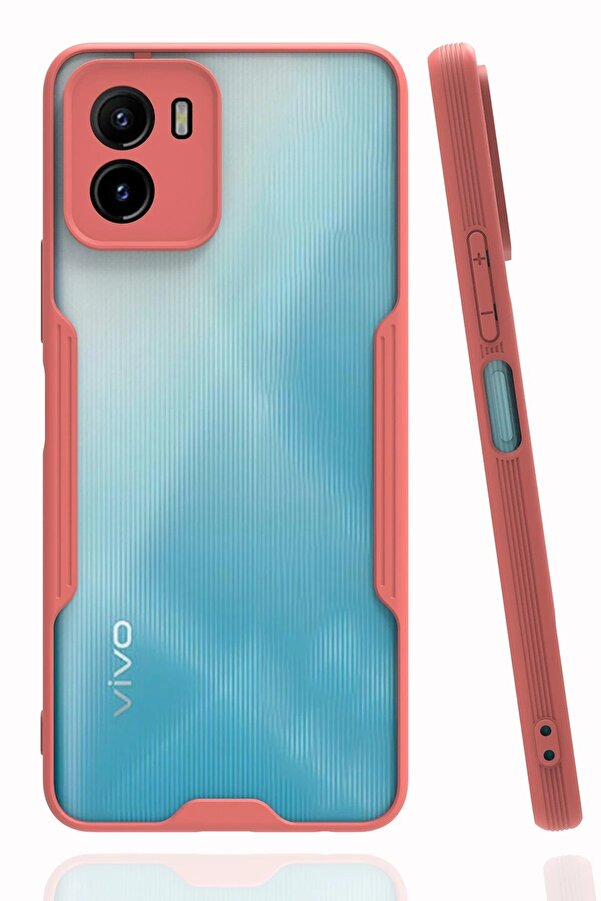 Vi̇vo Y15S Kılıf Plati̇n Si̇li̇kon - Pembe - Dropx7755-9608