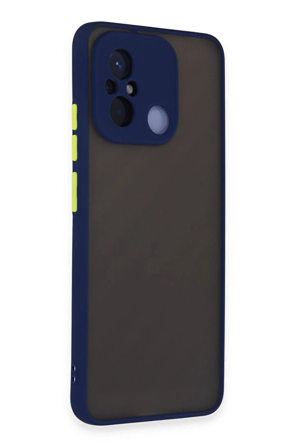 Xi̇aomi̇ Redmi̇ 12C Kılıf Montreal Si̇li̇kon Kapak - Laci̇vert - Dropx6558-7004