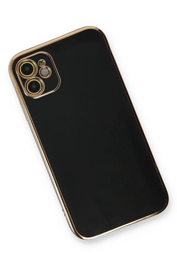 İphone 11 Kılıf Volet Si̇li̇kon - Si̇yah - Dropx9247-6785